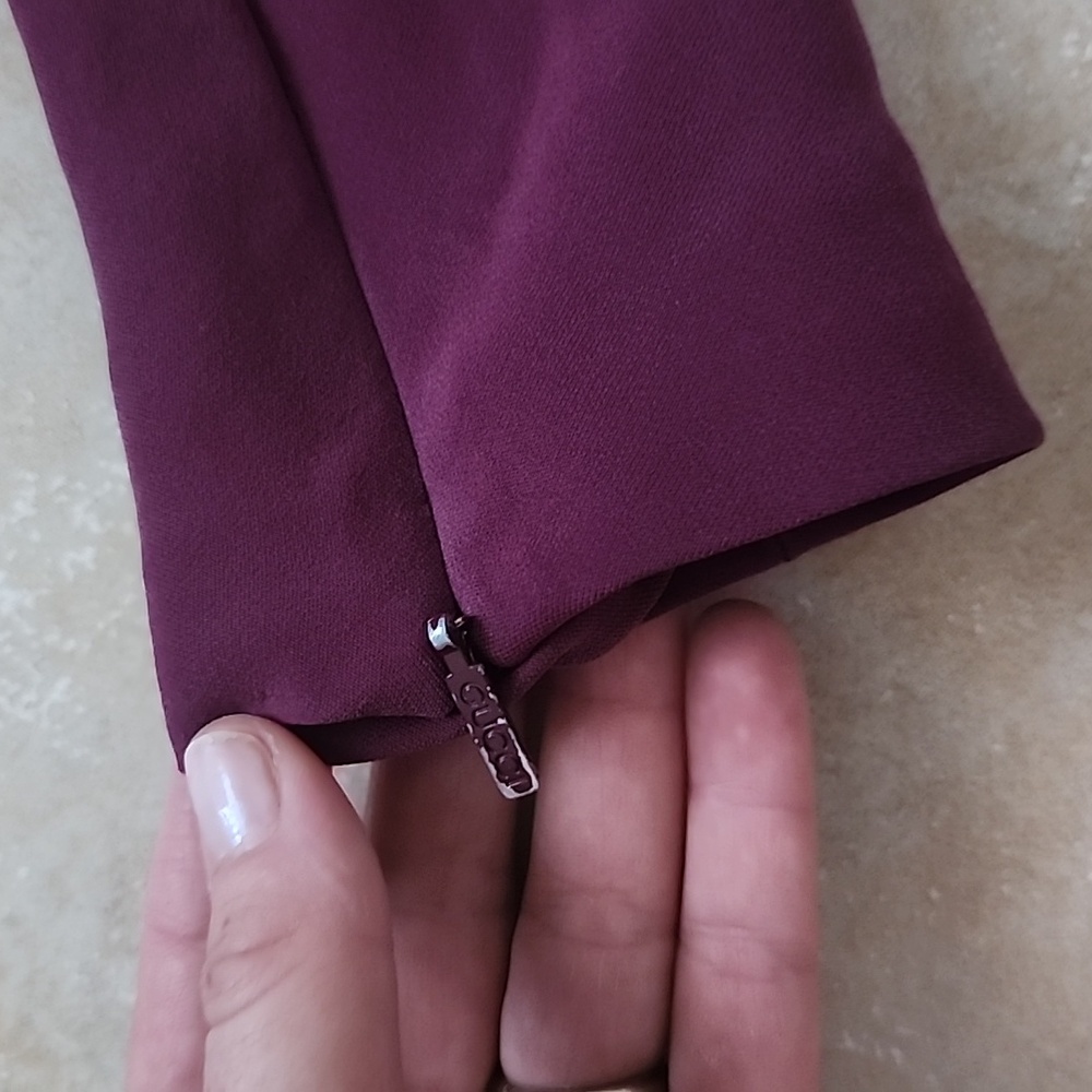 Gucci Plum Long Sleeve Silk Dress Size 42 For Size 4 In US - Picture 6 of 16